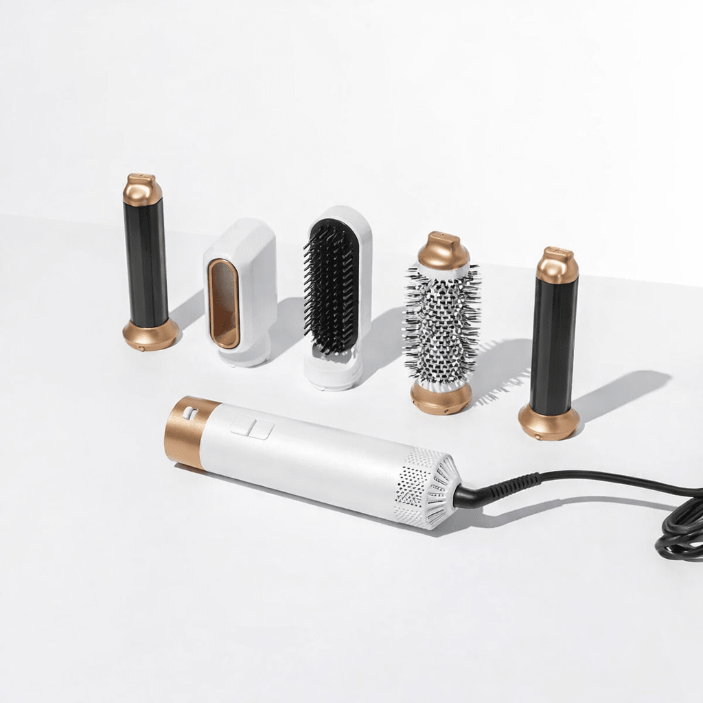 Dryliss® 5 - in - 1 Hair Styler – Ionic Hot Air Brush for Dry, Curl & Volume - Dryliss® -  - 