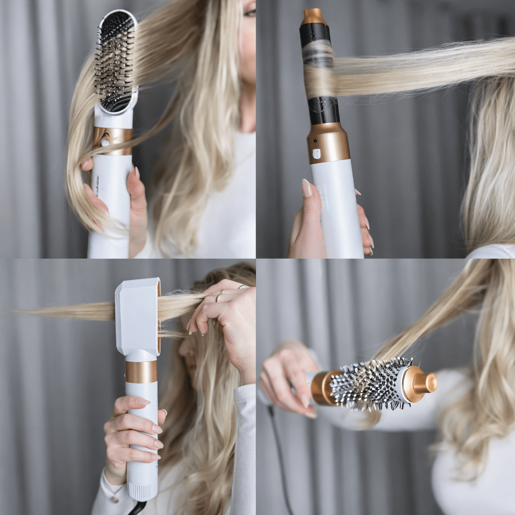 Dryliss® 5 - in - 1 Hair Styler – Ionic Hot Air Brush for Dry, Curl & Volume - Dryliss® -  - 