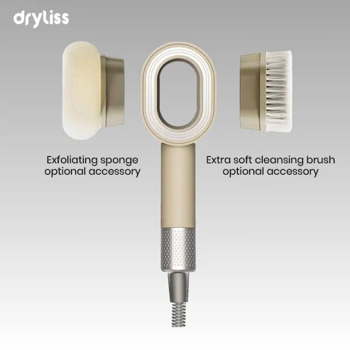 Dryliss® Accessories – Exfoliating Sponge & Cleansing Brush Attachments - Dryliss® -  - 