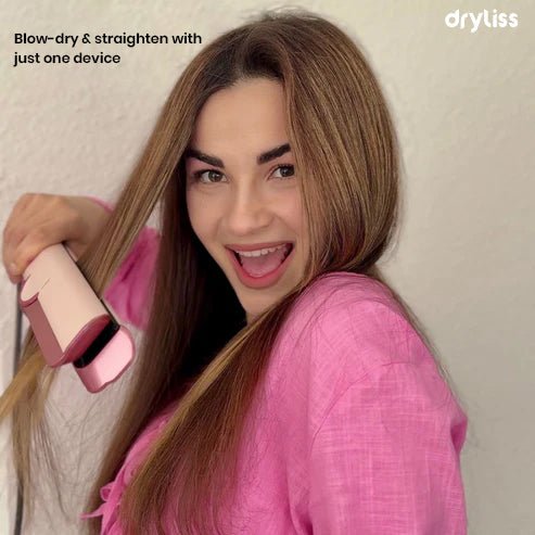 Dryliss™ AirLiss – 2 - in - 1 Hair Straightener with Blow - Dry Function & Ionic Technology - Dryliss® -  - 