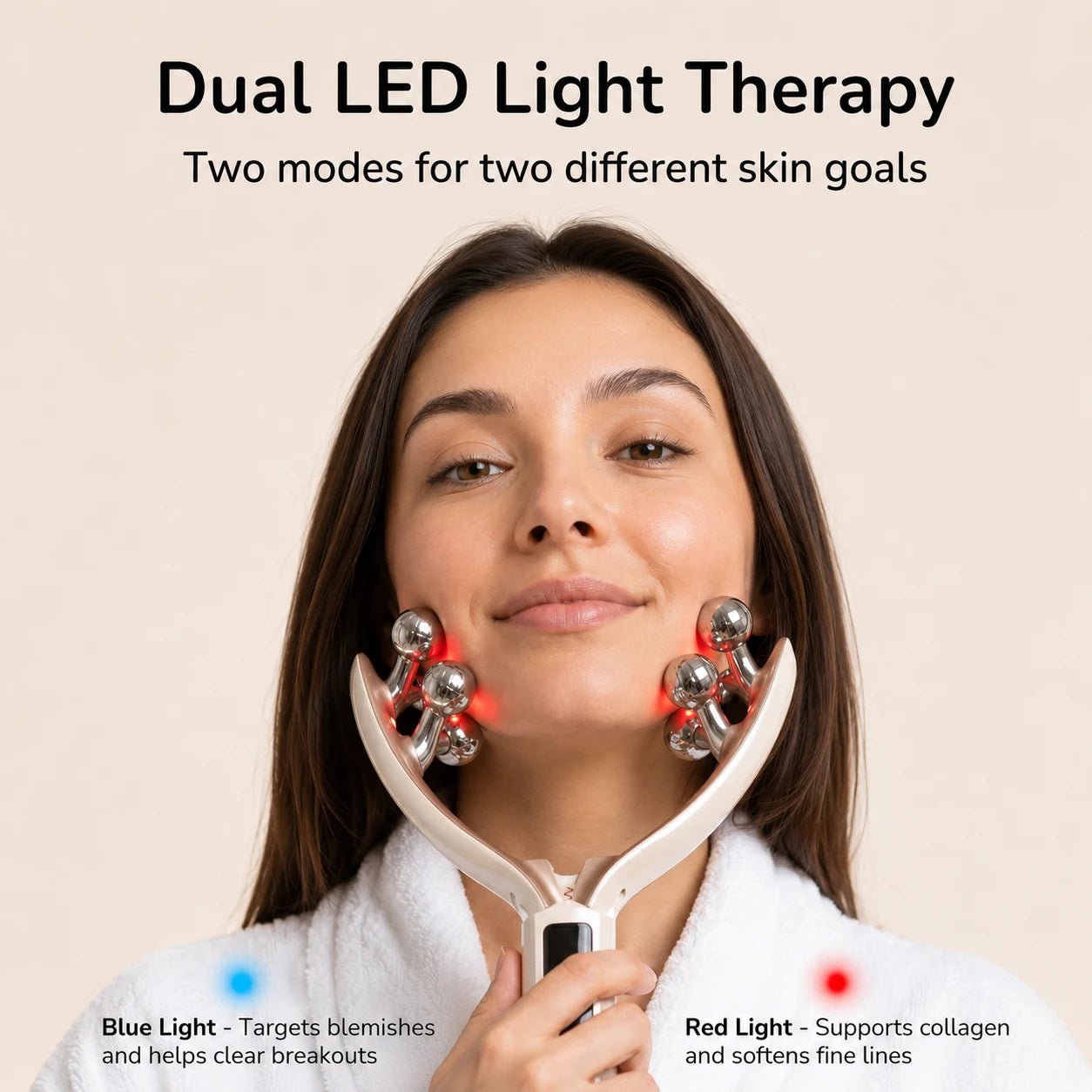 Dryliss™ GlowRoll — LED Facial Beauty Massager - Dryliss® -  - 