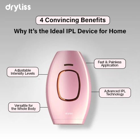 Dryliss® IPL Hair Remover – Painless Permanent Hair Removal at Home - Dryliss® -  - 